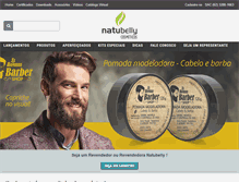 Tablet Screenshot of natubelly.com.br